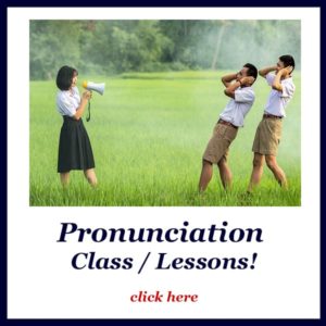 pronunciation class